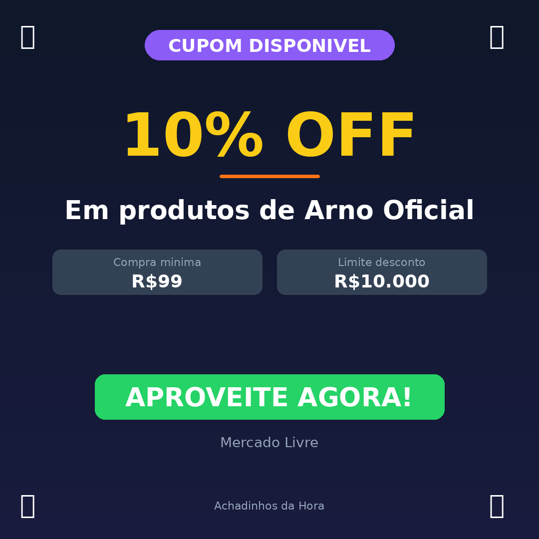 Em produtos de Arno Oficial
