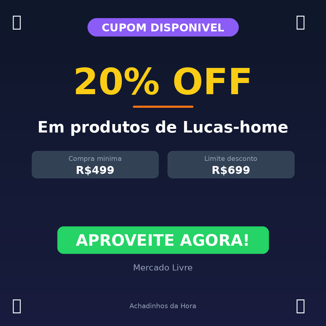 Em produtos de Lucas-home