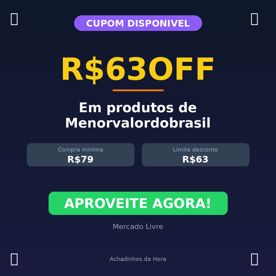Em produtos de Menorvalordobrasil