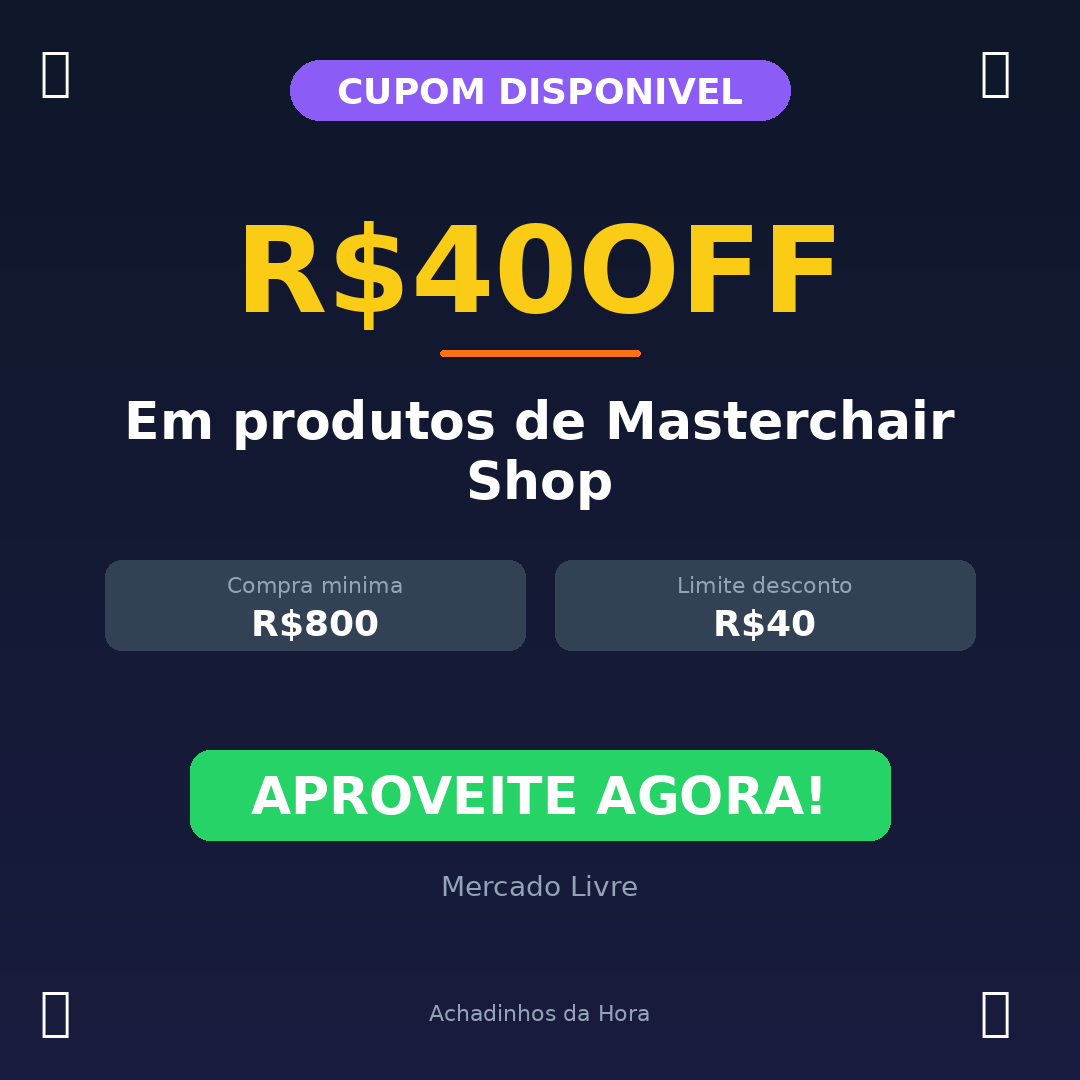 Em produtos de Masterchair Shop