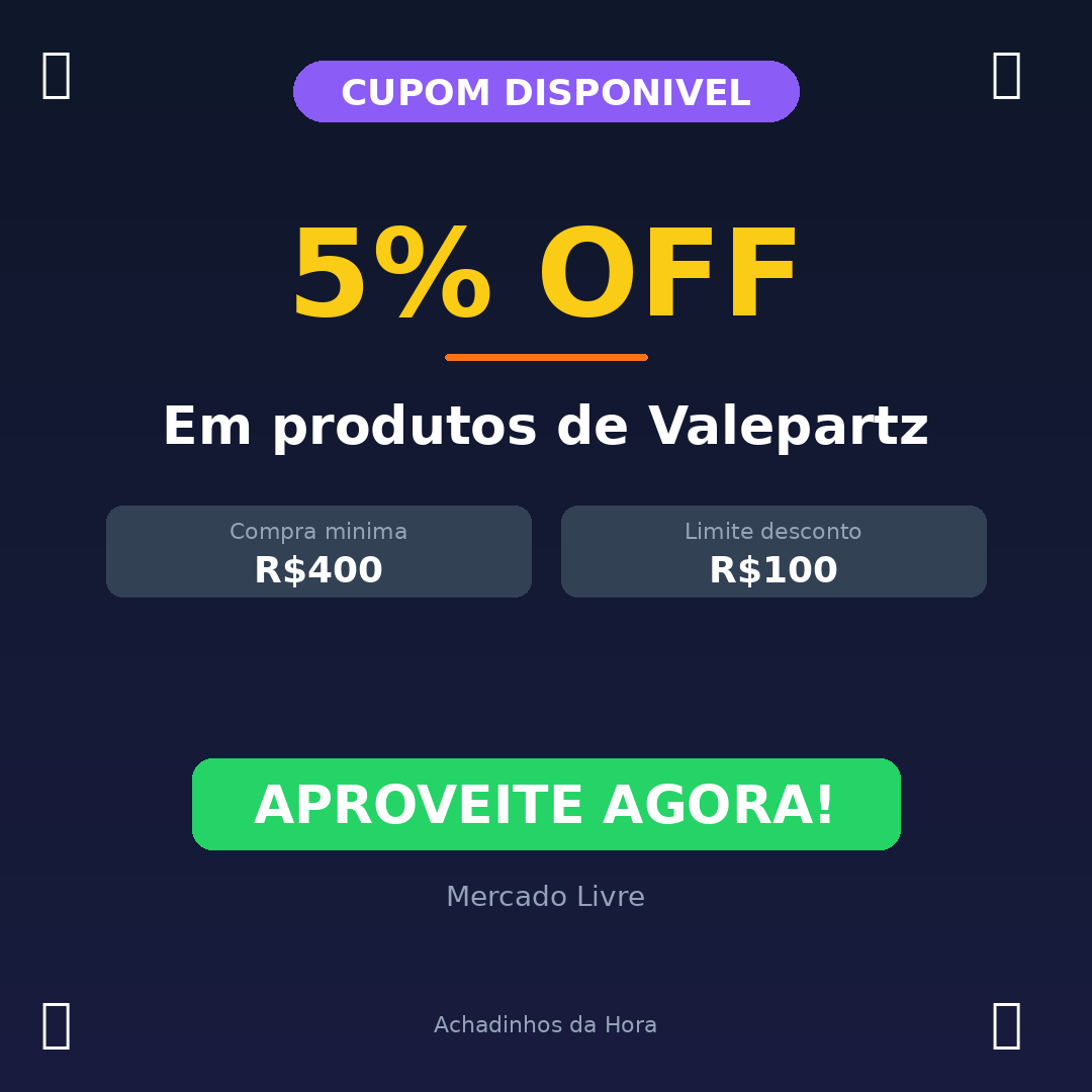 Em produtos de Valepartz