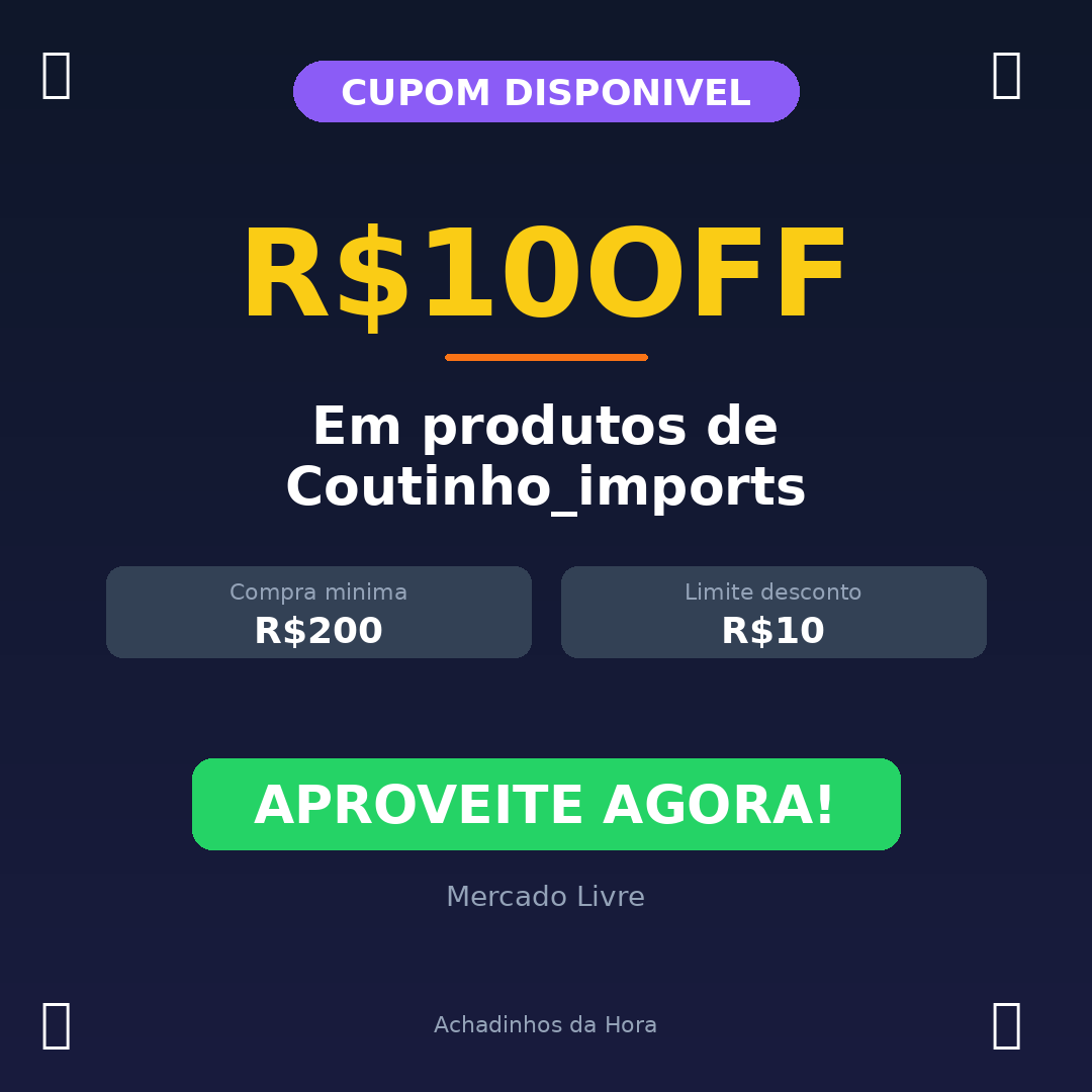 Em produtos de Coutinho_imports
