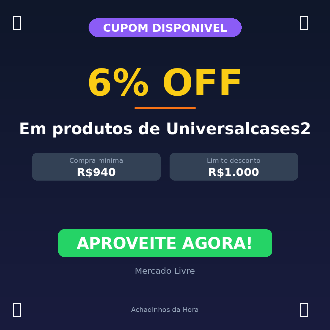 Em produtos de Universalcases2